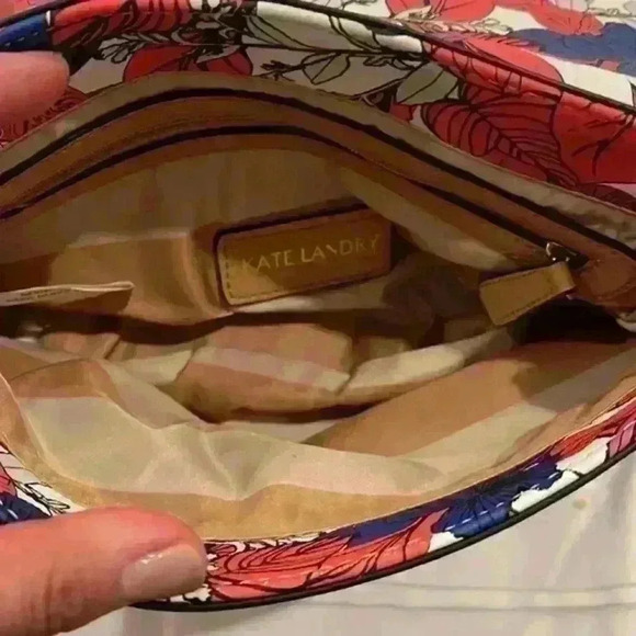 Kate Landry Tropical Floral‎ Chain Crossbody Bag - Picture 5 of 5